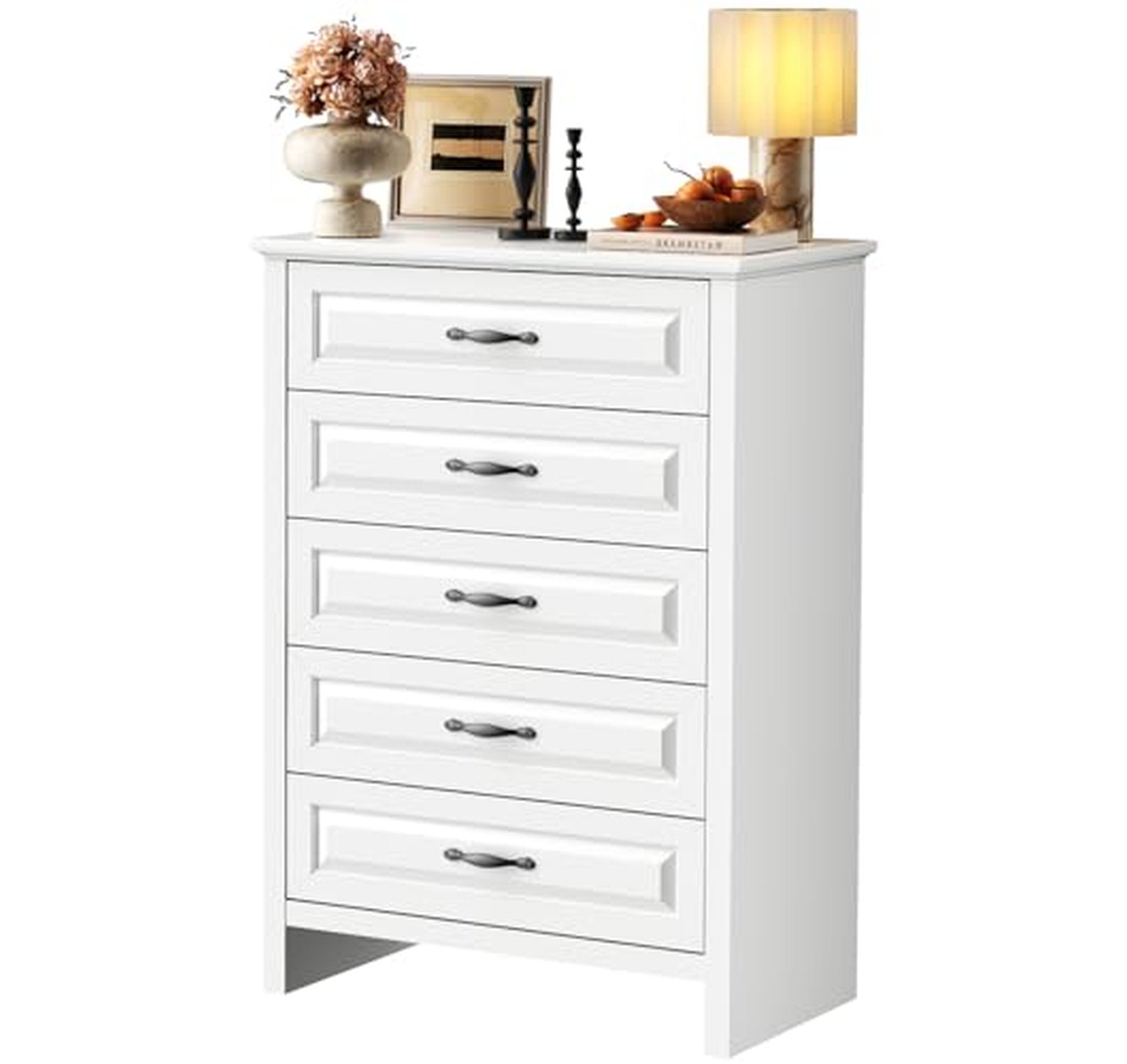 5-Drawer Solid Wood Farmhouse Dresser
