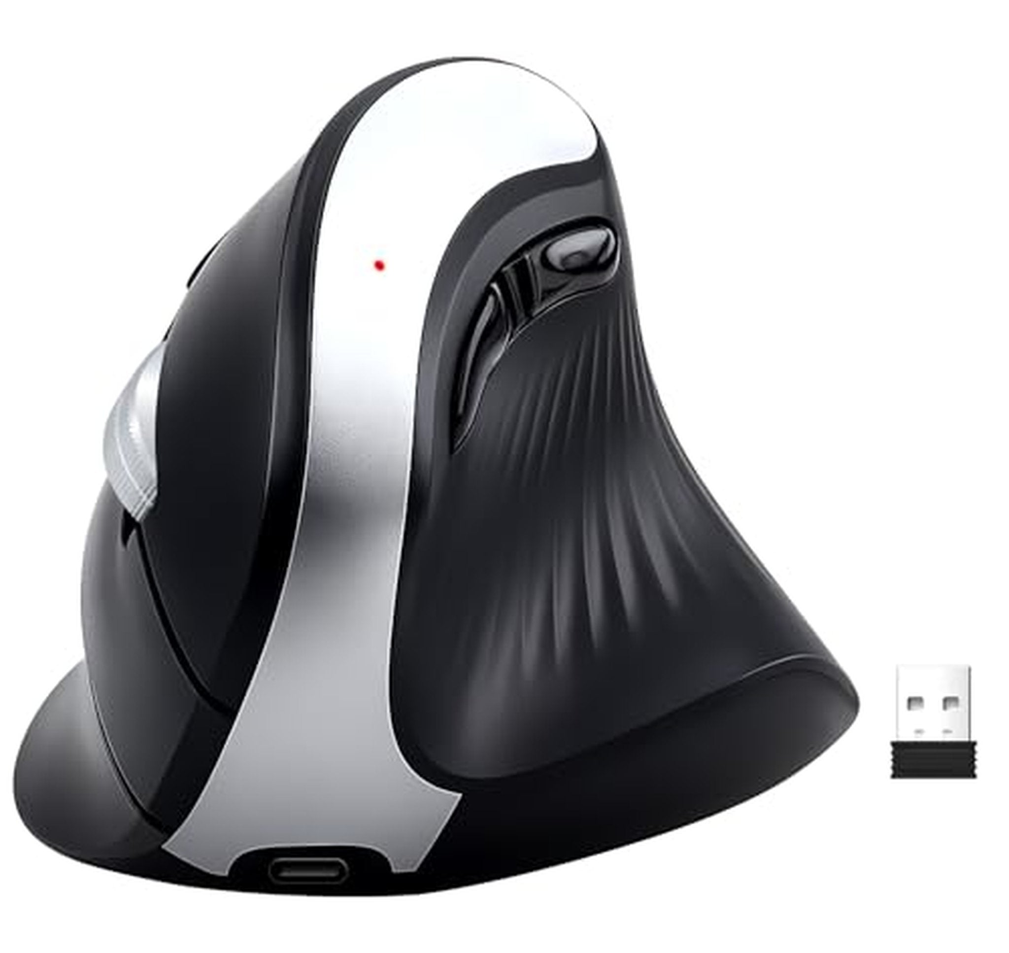 Rechargeable Tri-Mode Wireless Ergonomic Vertical Mouse