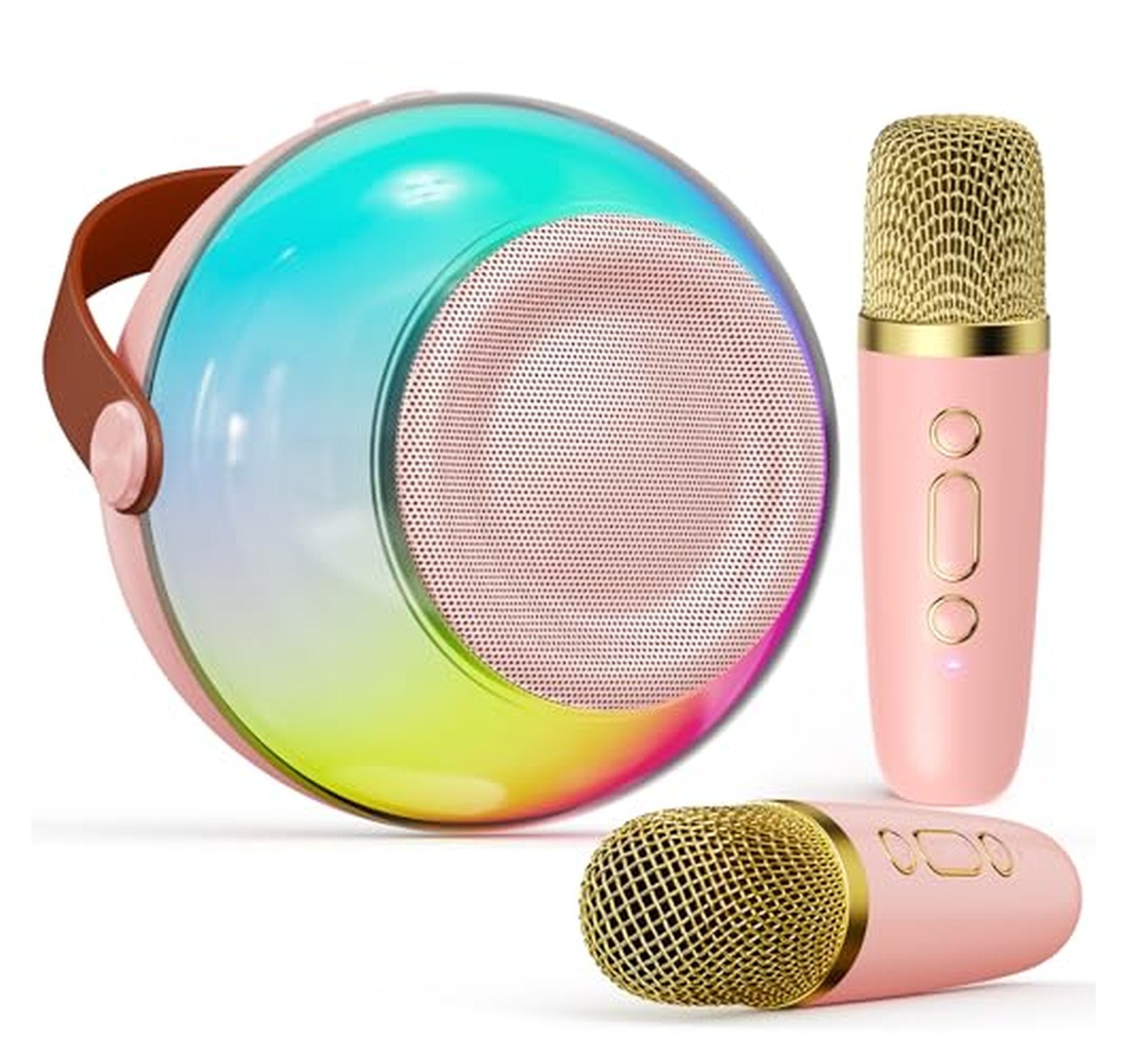 Bluetooth Karaoke Machine with 2 Wireless Microphones
