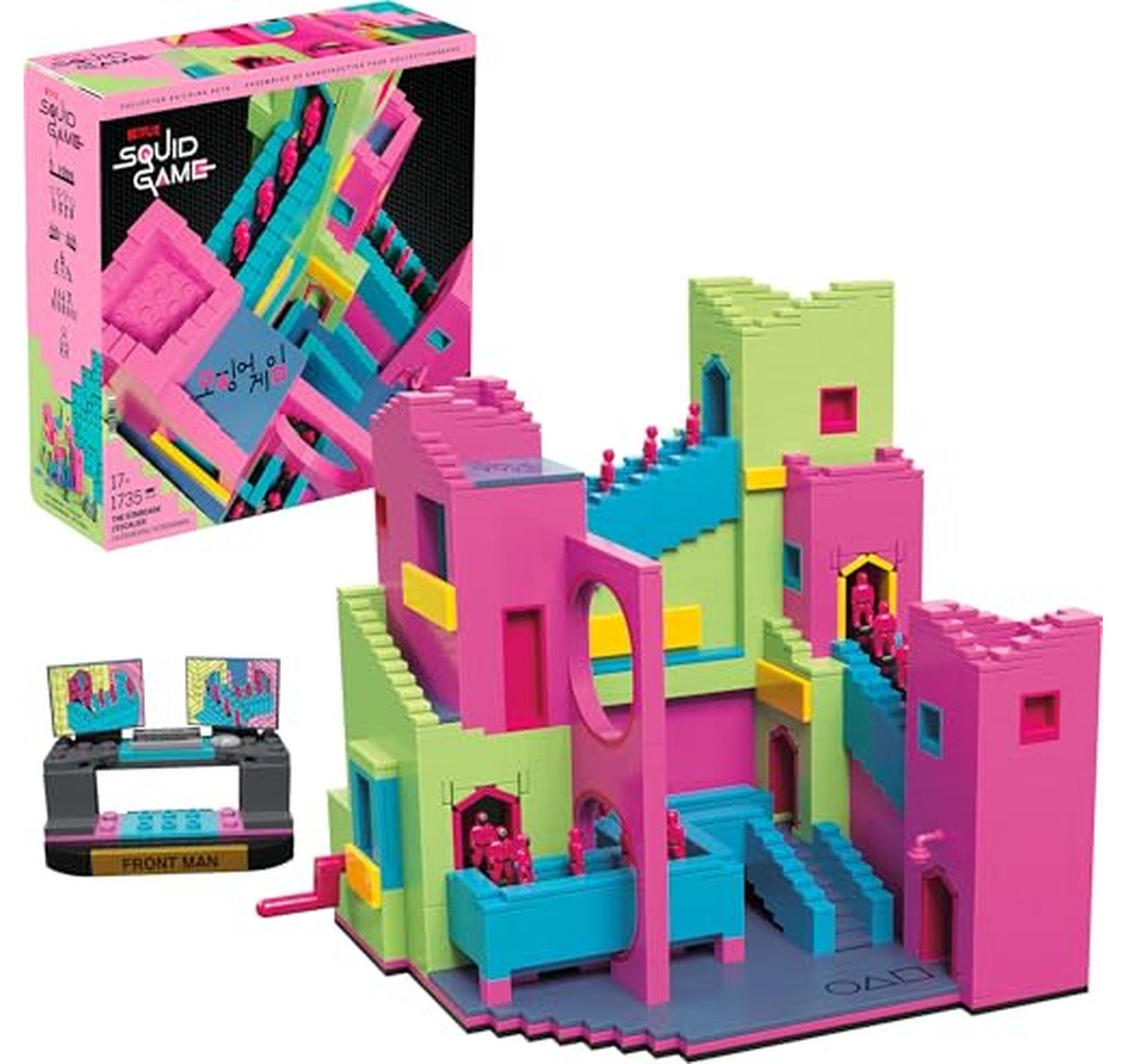 Squid Game Staircase 1707-Piece Action Figure Building Set