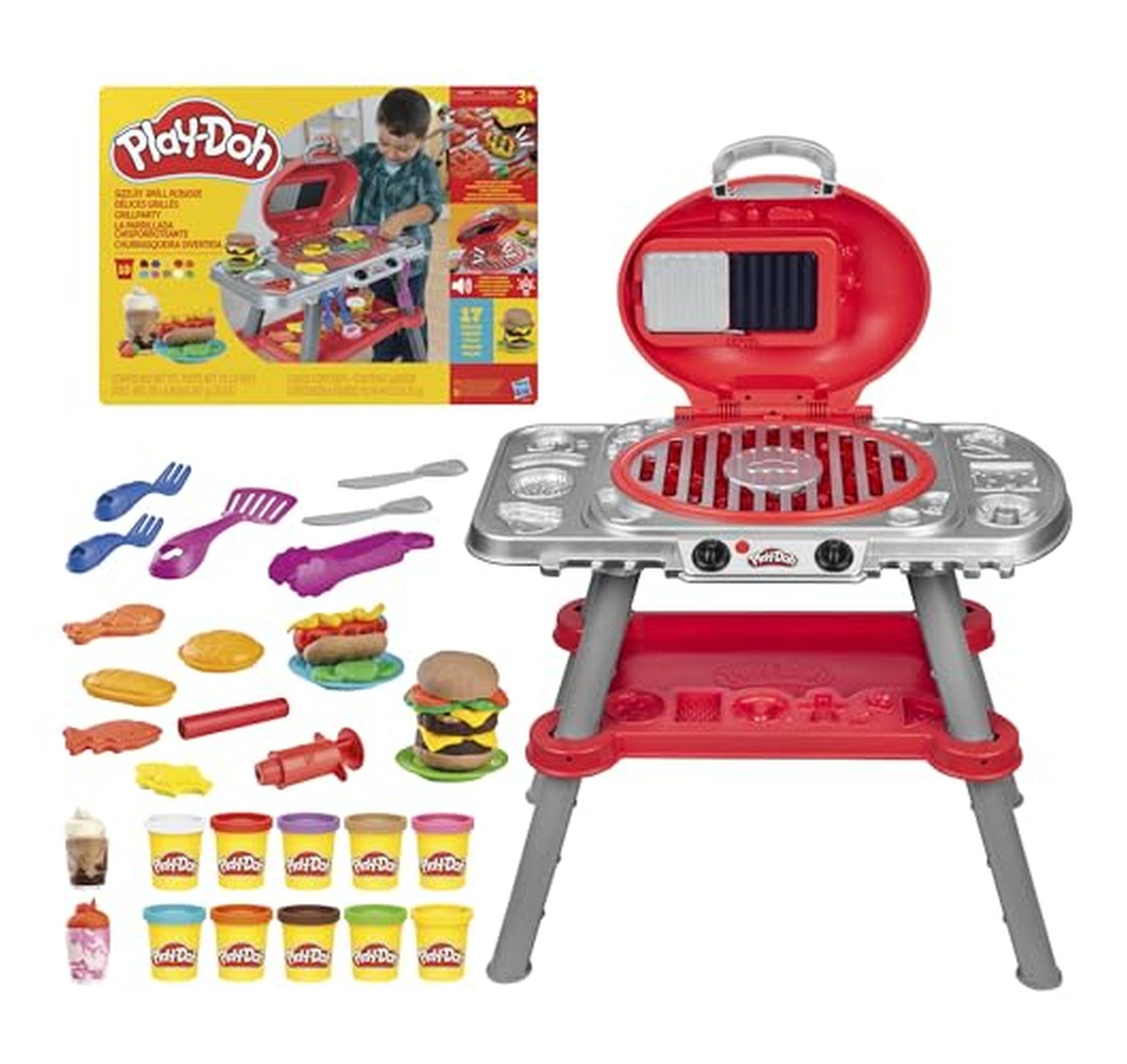Play-Doh Sizzlin' Grill Lights and Sounds Playset