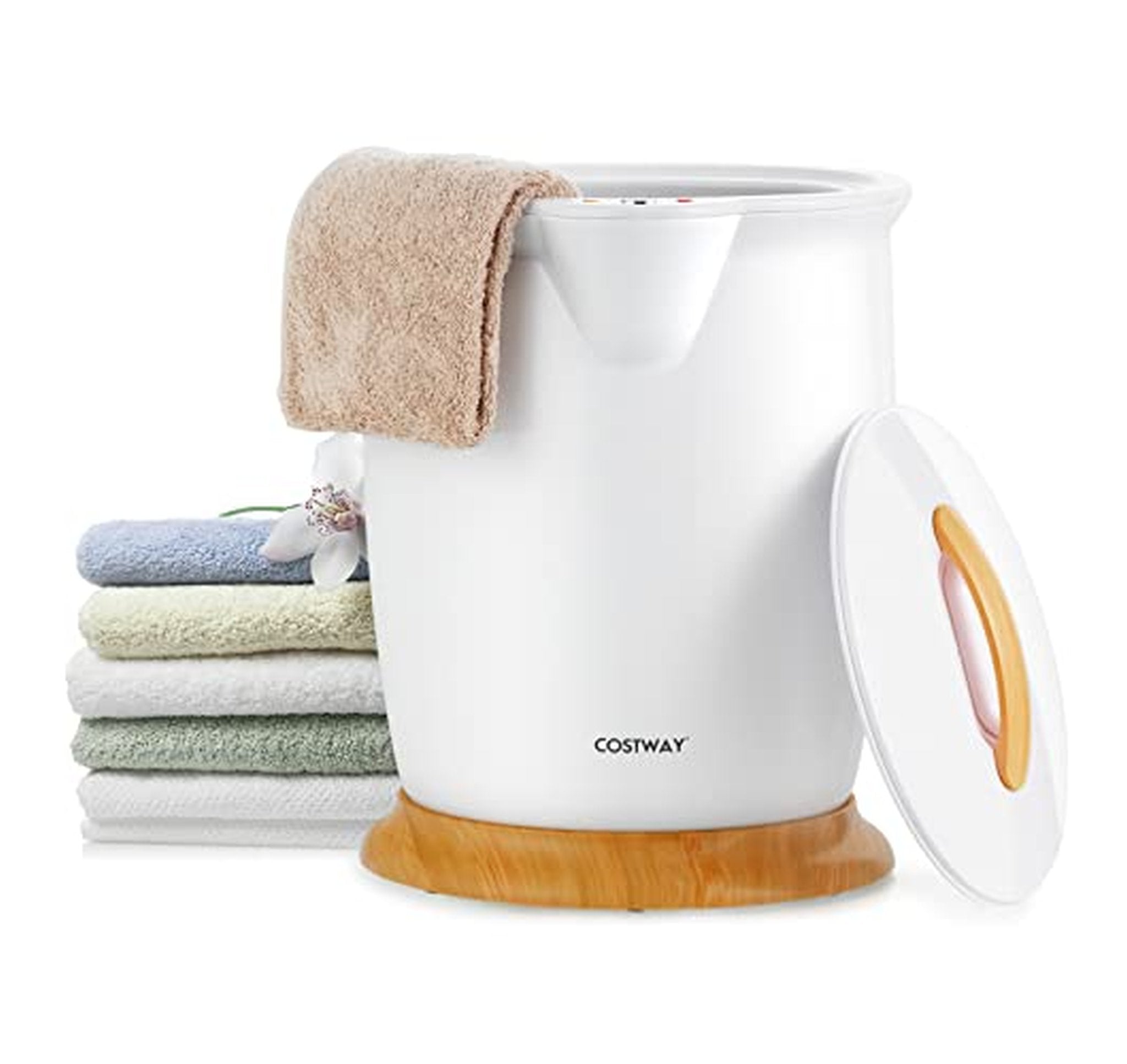 Bucket Style Electric Towel Warmer with Auto Shutoff