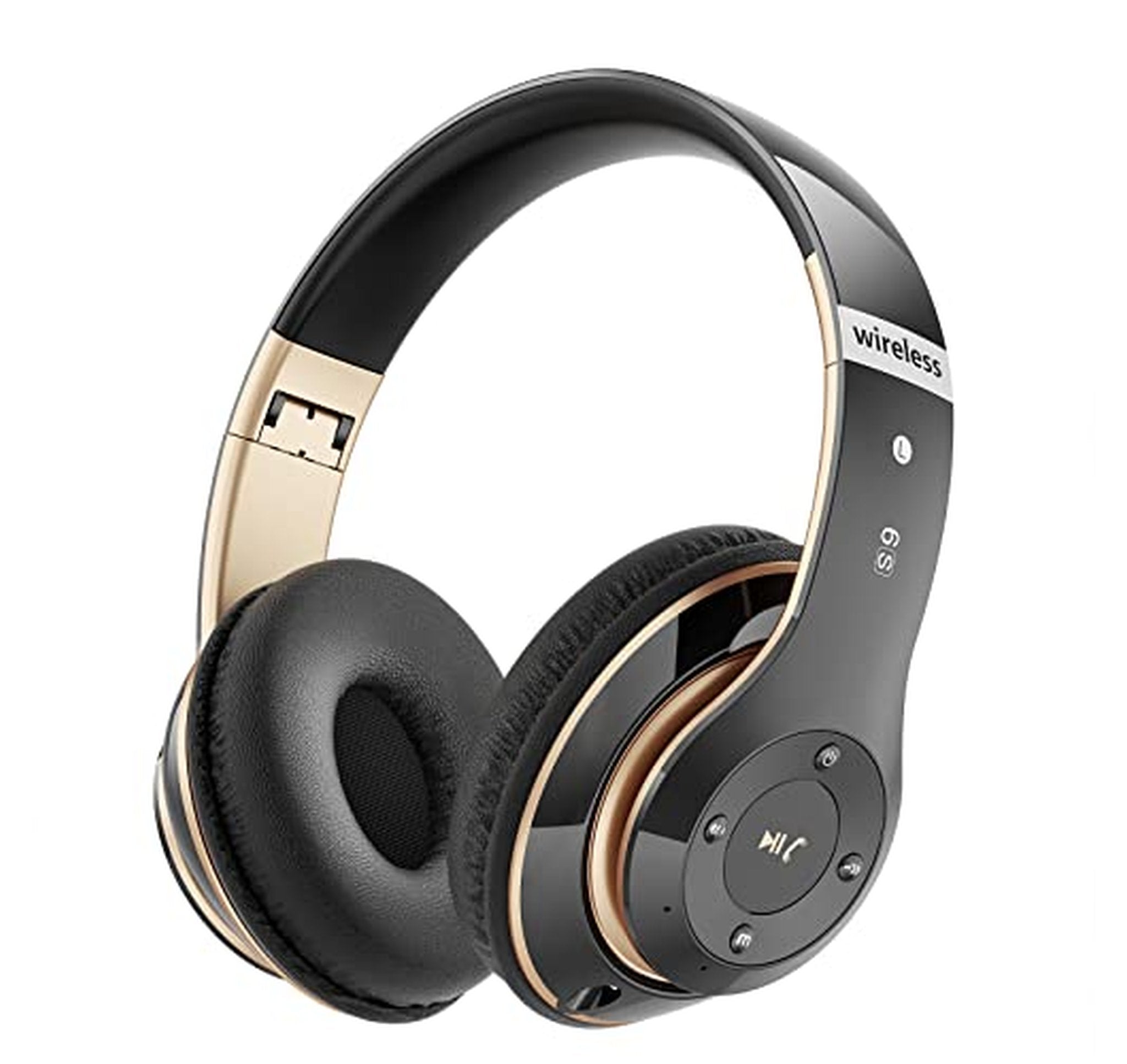 Wireless Over Ear Headphones with Mic, 40 Hour Playtime