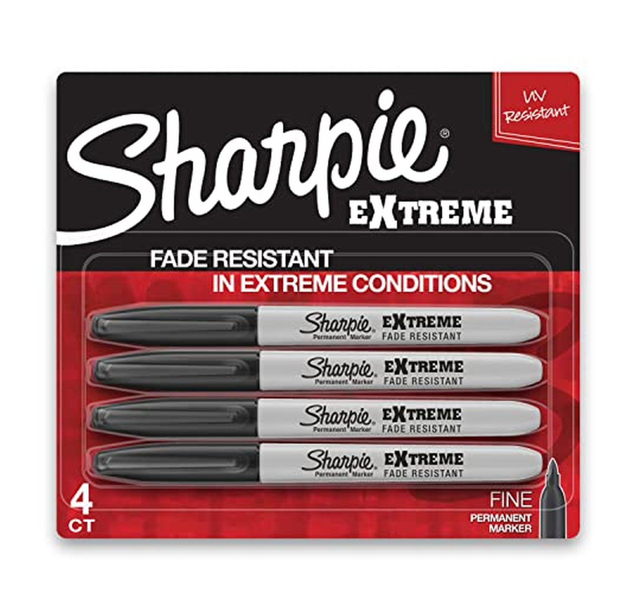 4 Pack Sharpie Extreme Fine Point Permanent Markers
