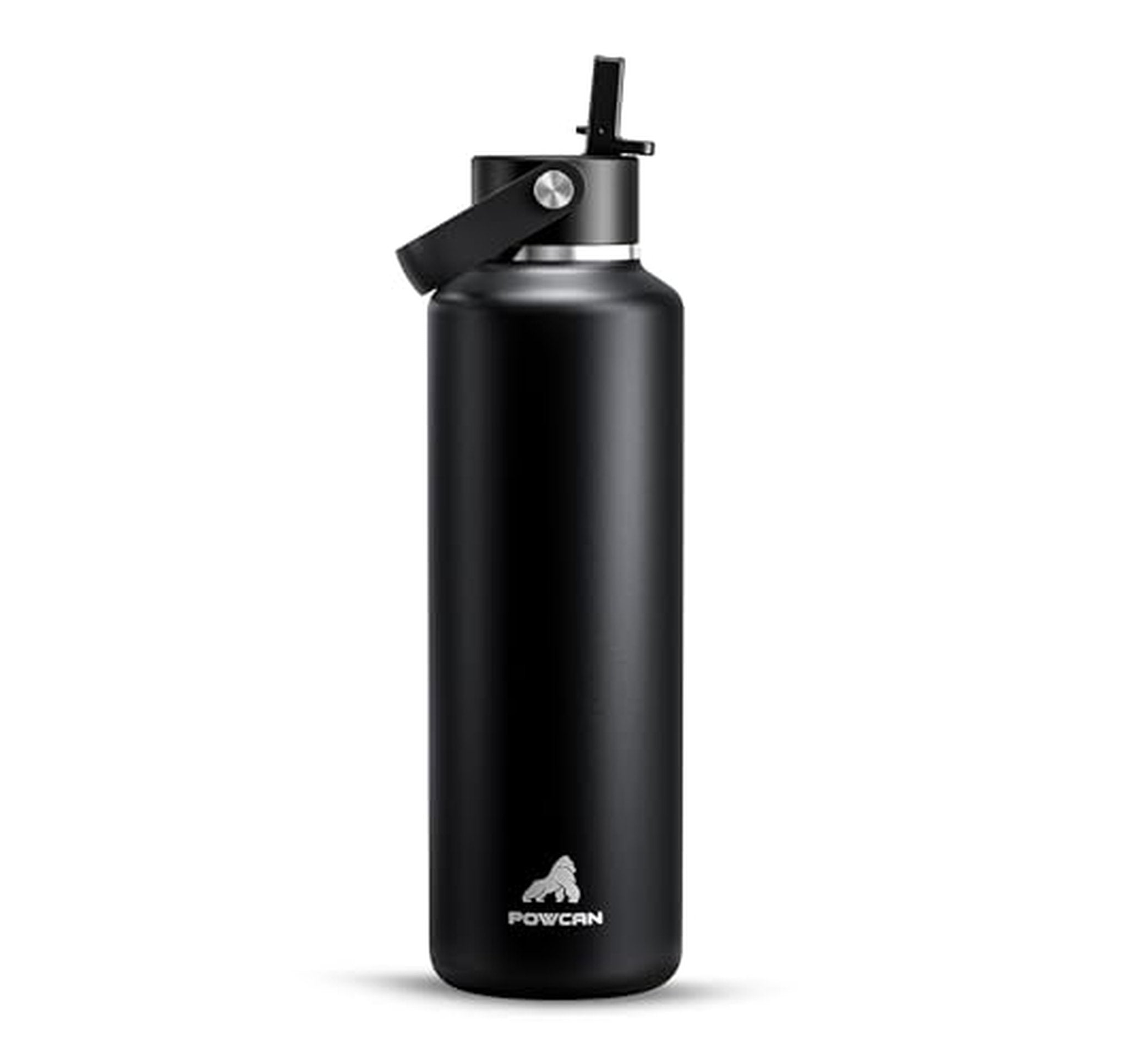 24 oz Insulated Stainless Steel Water Bottle with Straw