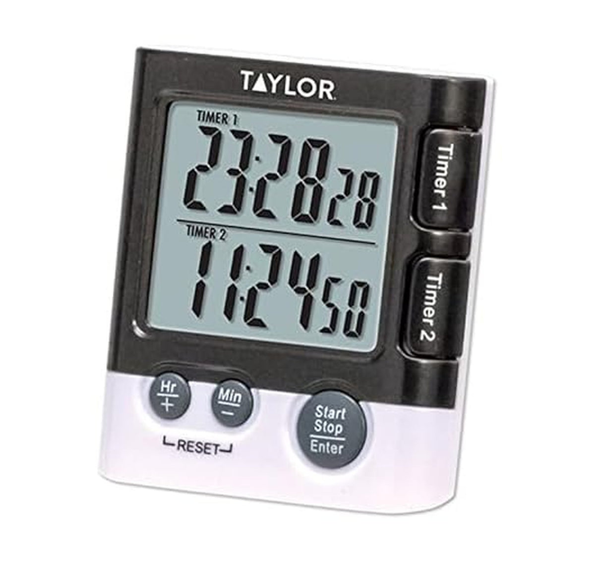 Taylor Dual Event Digital Kitchen Timer and Clock