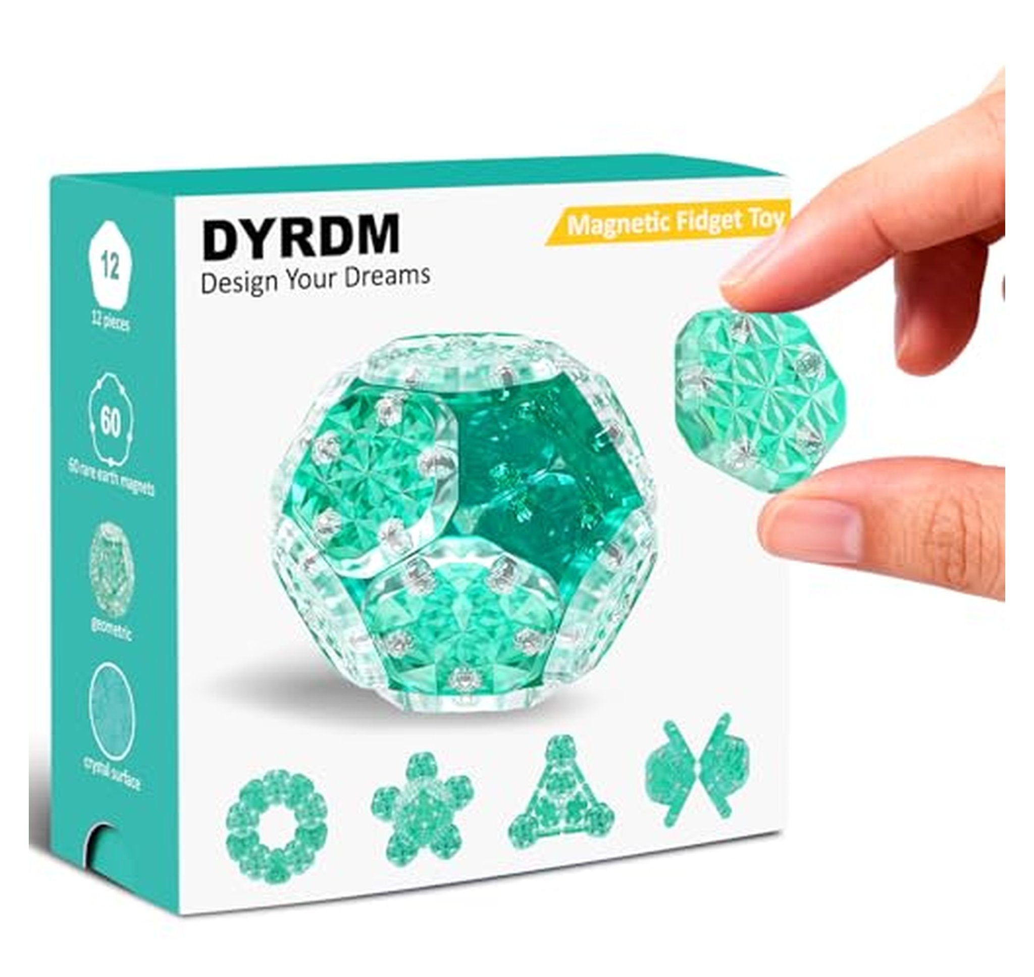 12 Pack Magnetic Fidget Sphere Puzzle Toys