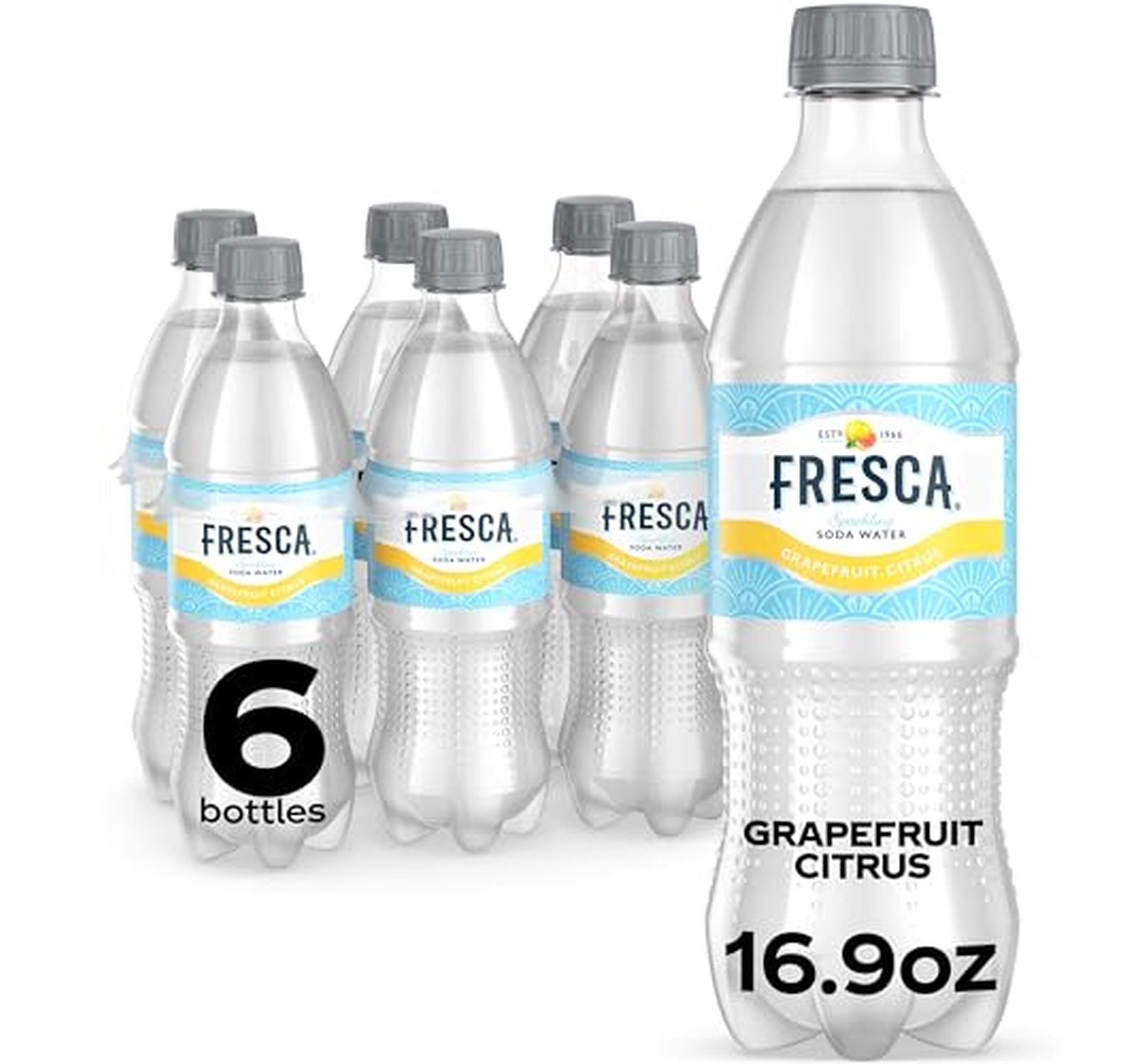 6 Pack Fresca Citrus Soda 16.9 fl oz Bottles