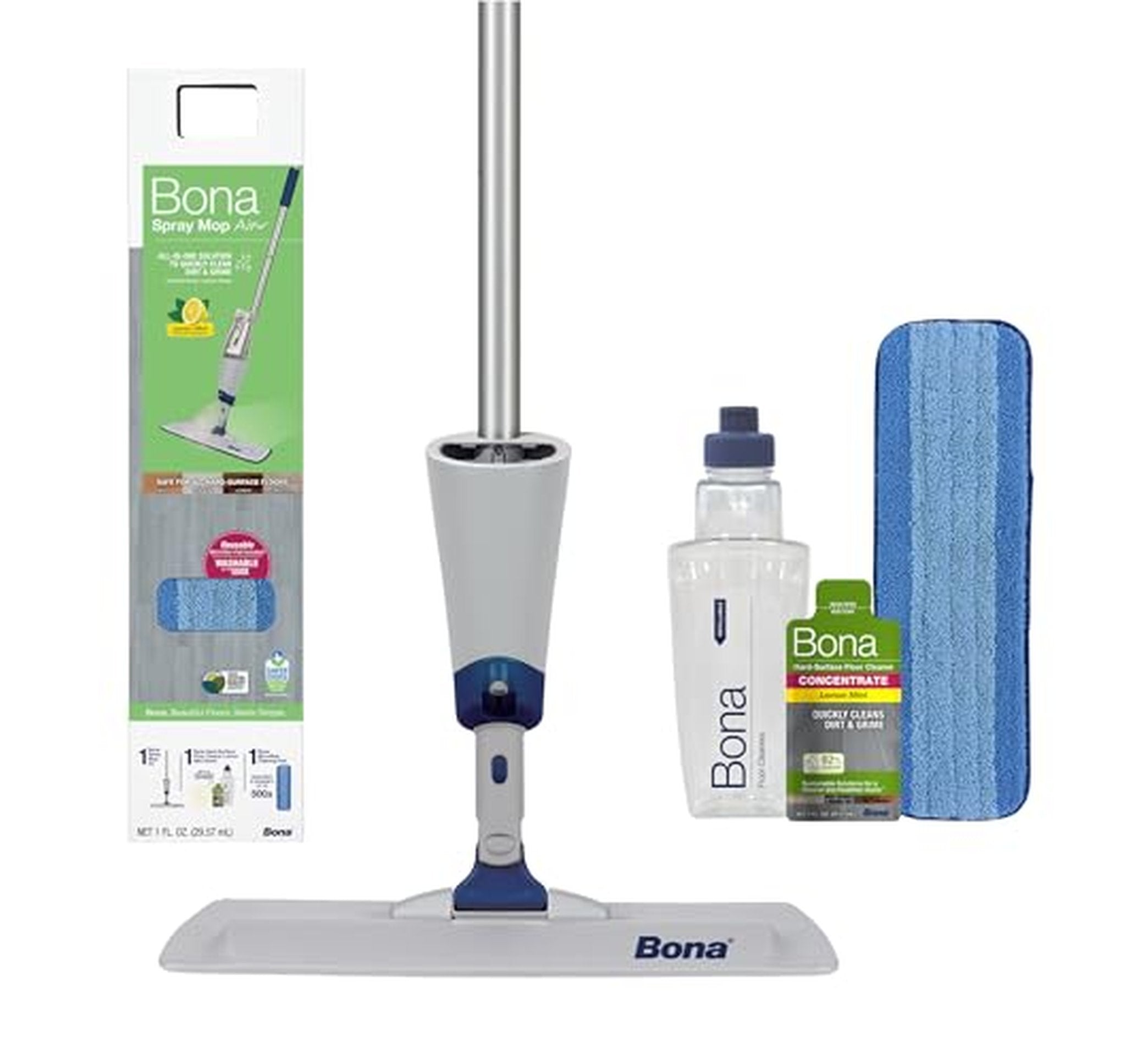 Bona Lightweight Spray Mop with Floor Cleaner Concentrate