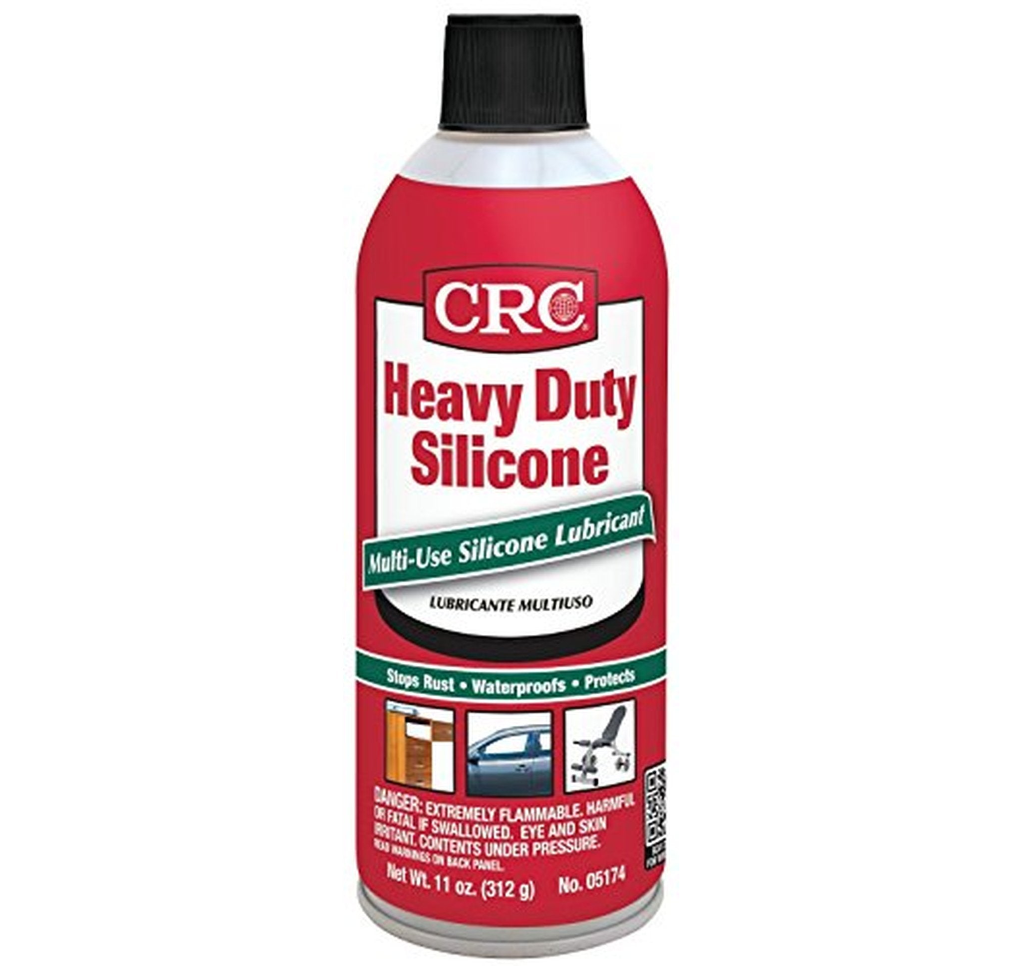 CRC Heavy Duty Silicone Lubricant Spray, 11 oz