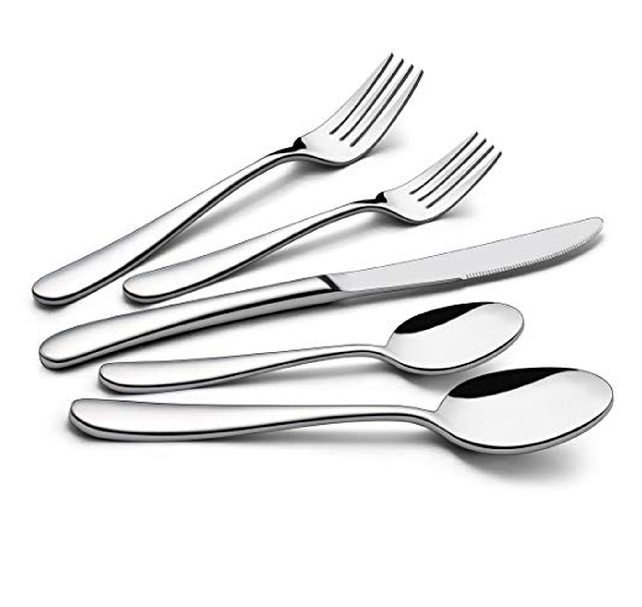 40 Piece Heavy Duty Stainless Steel Silverware Set