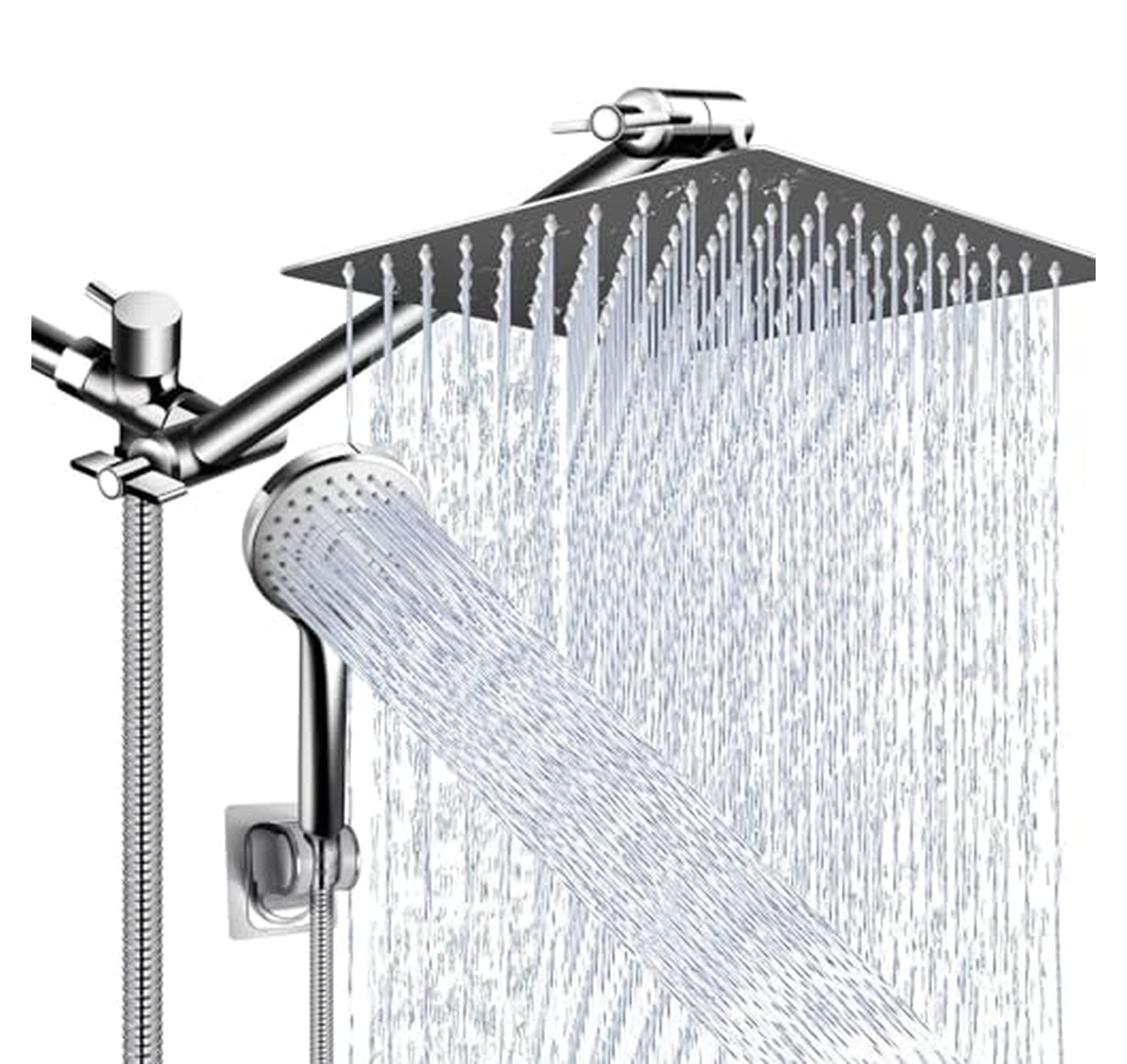 High Pressure 10-Inch Shower Head and Handheld Combo