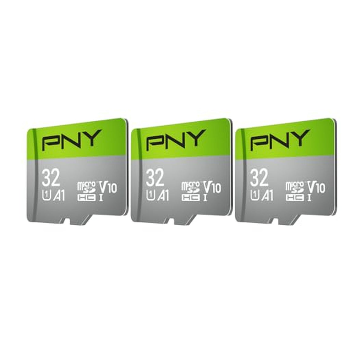 3 Pack PNY 32GB Class 10 microSDHC Cards