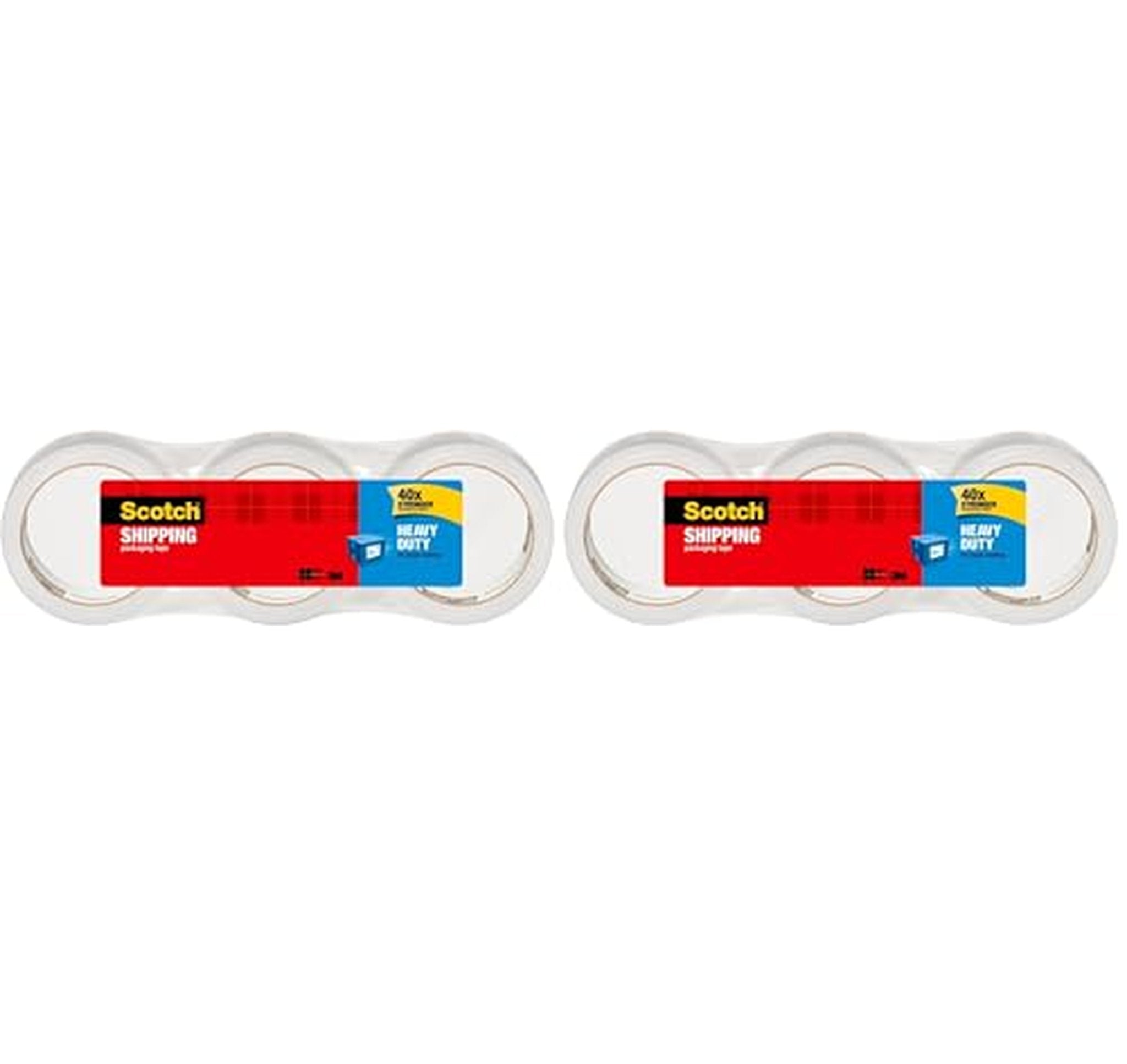 2 Pack Scotch Transparent Office Tape Rolls