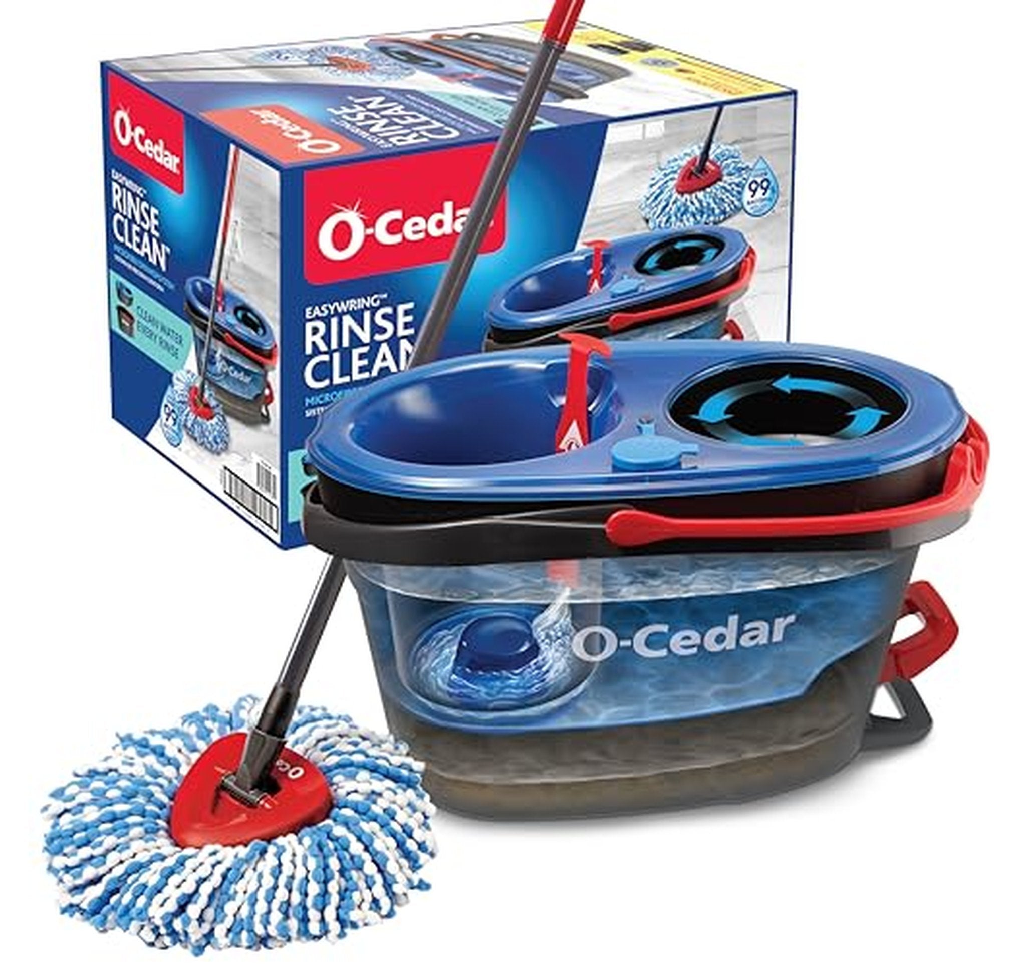 O-Cedar RinseClean Spin Mop and Bucket System