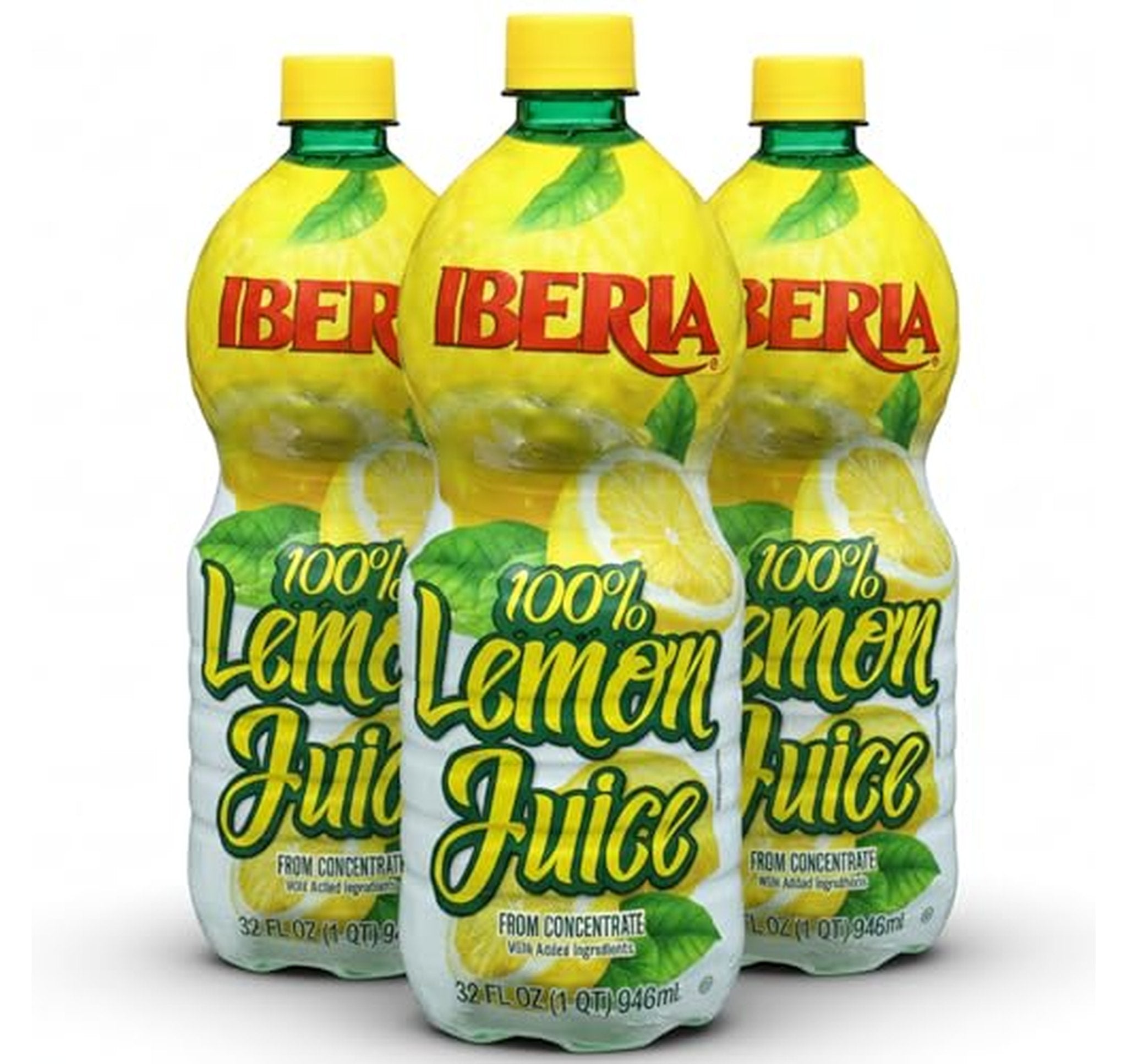 3 Pack 32 oz 100% Lemon Juice