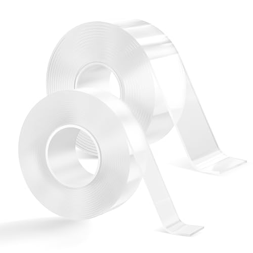 2 Pack Double Sided Heavy Duty Mounting Tape 19.7FT