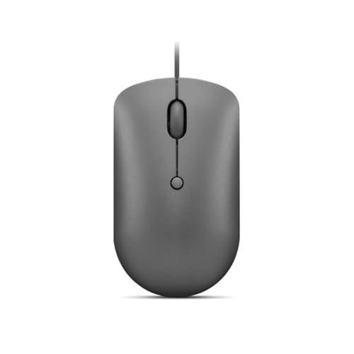 Lenovo USB-C Wired Computer Mouse Ambidextrous 4-Button