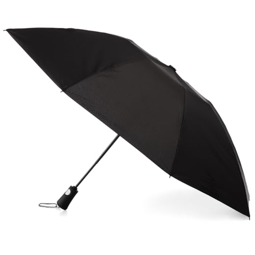 totes Auto Open Reverse Close Windproof Compact Umbrella