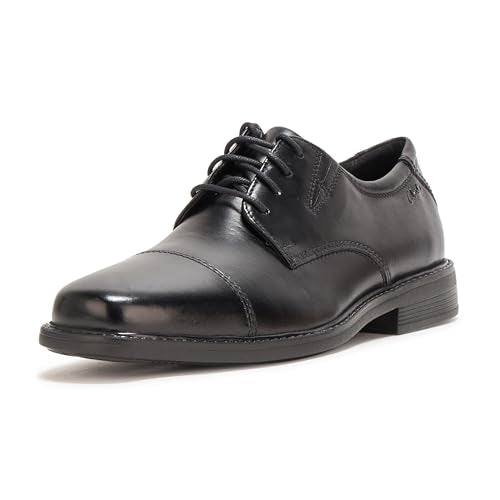 Clarks Men's Leather Cap Toe Oxford Dress Shoes