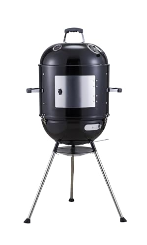 Megamaster 18 Inch Charcoal BBQ Smoker Grill Combo