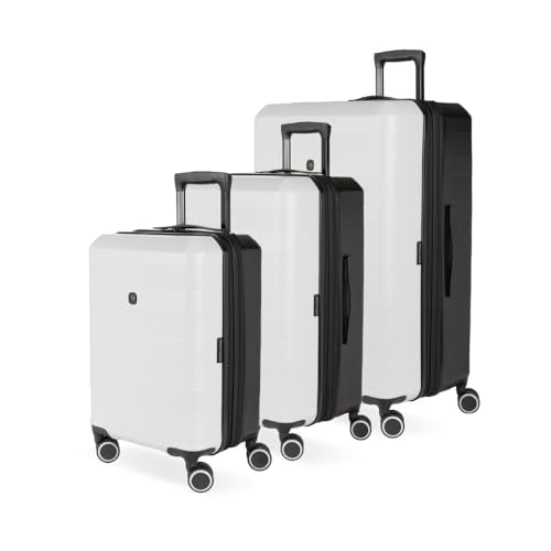 3 Piece SwissGear Hardside Expandable Spinner Luggage Set