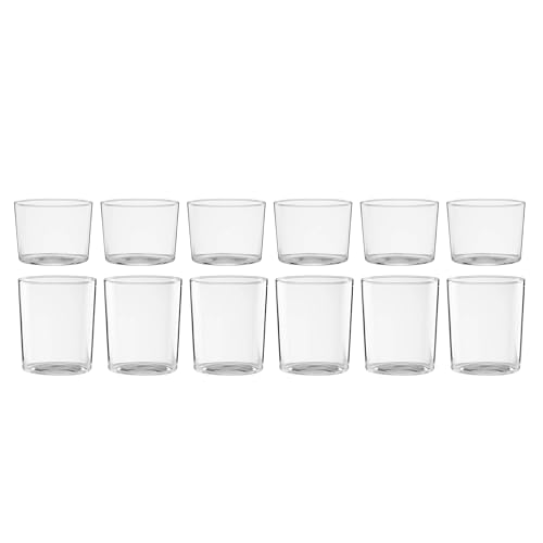 12 Pack Oneida Stackable Short and Tall Glasses Set