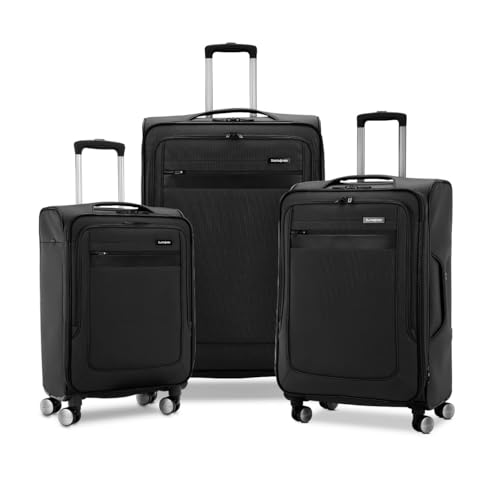 3 Piece Samsonite Ascella Softside Spinner Luggage Set