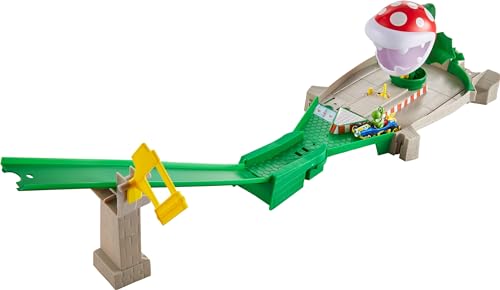 Hot Wheels Mario Kart Piranha Plant Track Set Toy Car