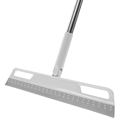 Silicone Floor Squeegee Broom with Long Handle
