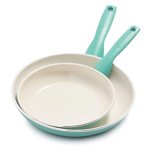 2 Pack GreenPan Ceramic Nonstick Frying Pan Set