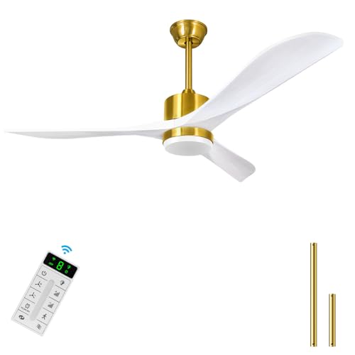 56 Inch Ceiling Fan with Light and Remote Control
