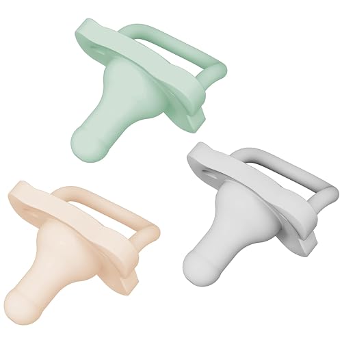 3 Pack Dr. Brown's Silicone Baby Pacifiers BPA-Free