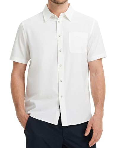 Men's Casual Button Down Shirt with Pocket Untucked