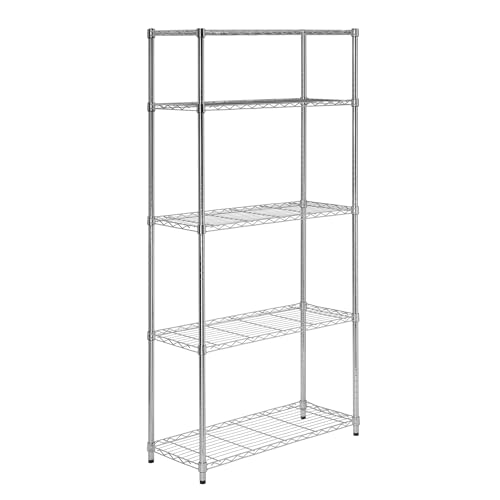 Honey-Can-Do 5-Tier Adjustable Metal Storage Rack Shelves