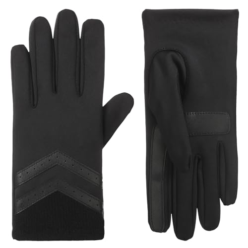 isotoner Women's Touchscreen Spandex Gloves, Water Repellent