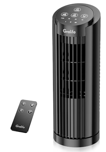 Tower Fan Bladeless Quiet Oscillating Remote Control Timer