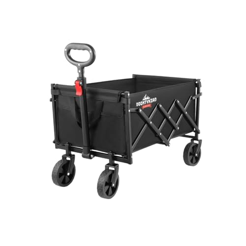 Collapsible Folding Wagon Cart, Heavy Duty 360lbs Capacity