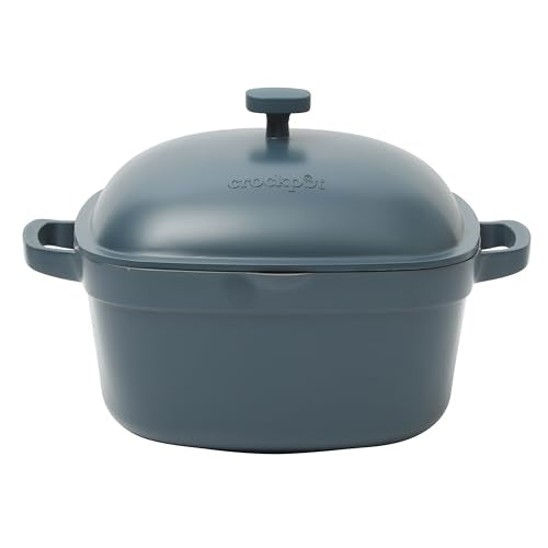 Crock-Pot 5.2 Quart Cast Aluminum Dutch Oven