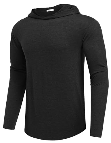Men's Lightweight Athletic Hoodie Long Sleeve Pullover (14 Colors)