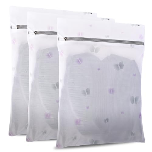 Mesh Laundry Bag with Premium Zipper, Durable Wash Bag