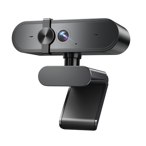 1080P USB Webcam with Microphone and Privacy Cover