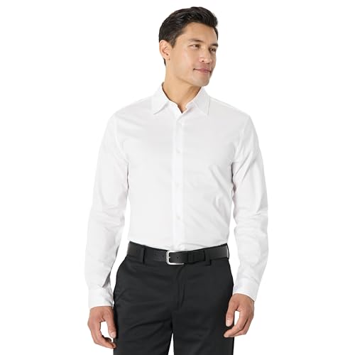 Amazon Essentials Men's Wrinkle Resistant Stretch Dress Shirt (8 Colors!)