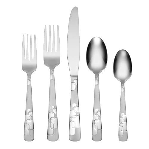Oneida 20 Piece Stainless Steel Flatware Set, Service for 4