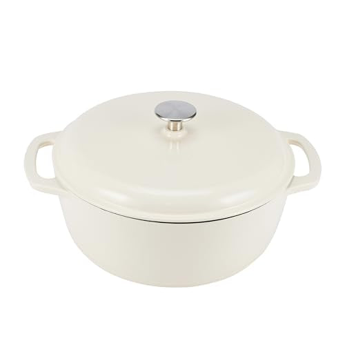 Amazon Basics 6-Quart Enameled Cast Iron Dutch Oven