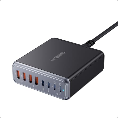 8-Port USB Charging Station, 140W Fast Charger Hub