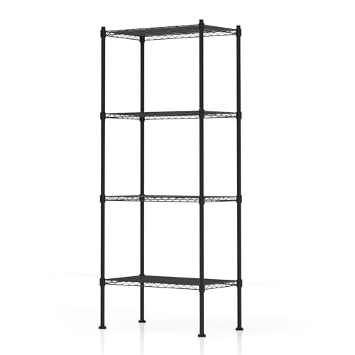 4 Tier Adjustable Heavy Duty Metal Shelving Unit