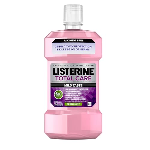 Listerine Alcohol Free Anticavity Fluoride Mouthwash 500mL