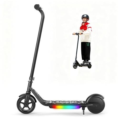 150W Electric Kids Scooter with Lights and Dual Brakes