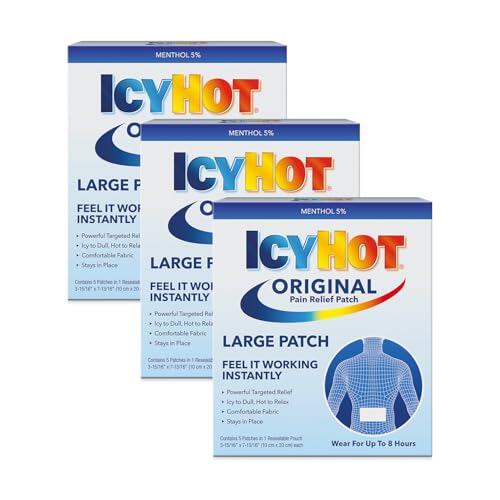 3 Pack Icy Hot Large Pain Relief Patches